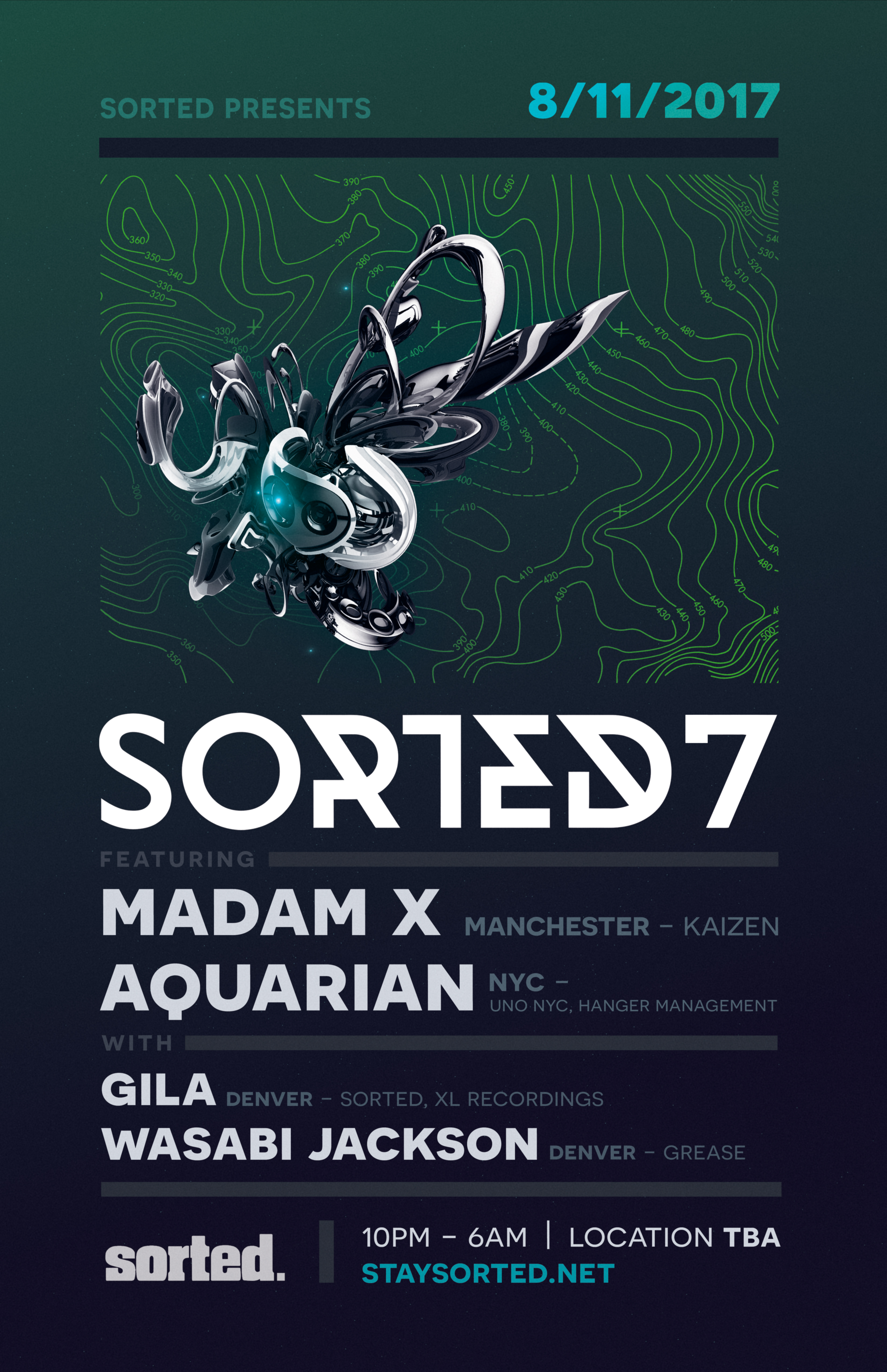 Sorted 7 August 11 2017, Madam X, Aquarian